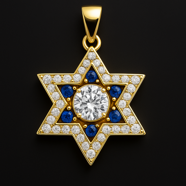 תליון מגן דוד עיצוב ייחודי